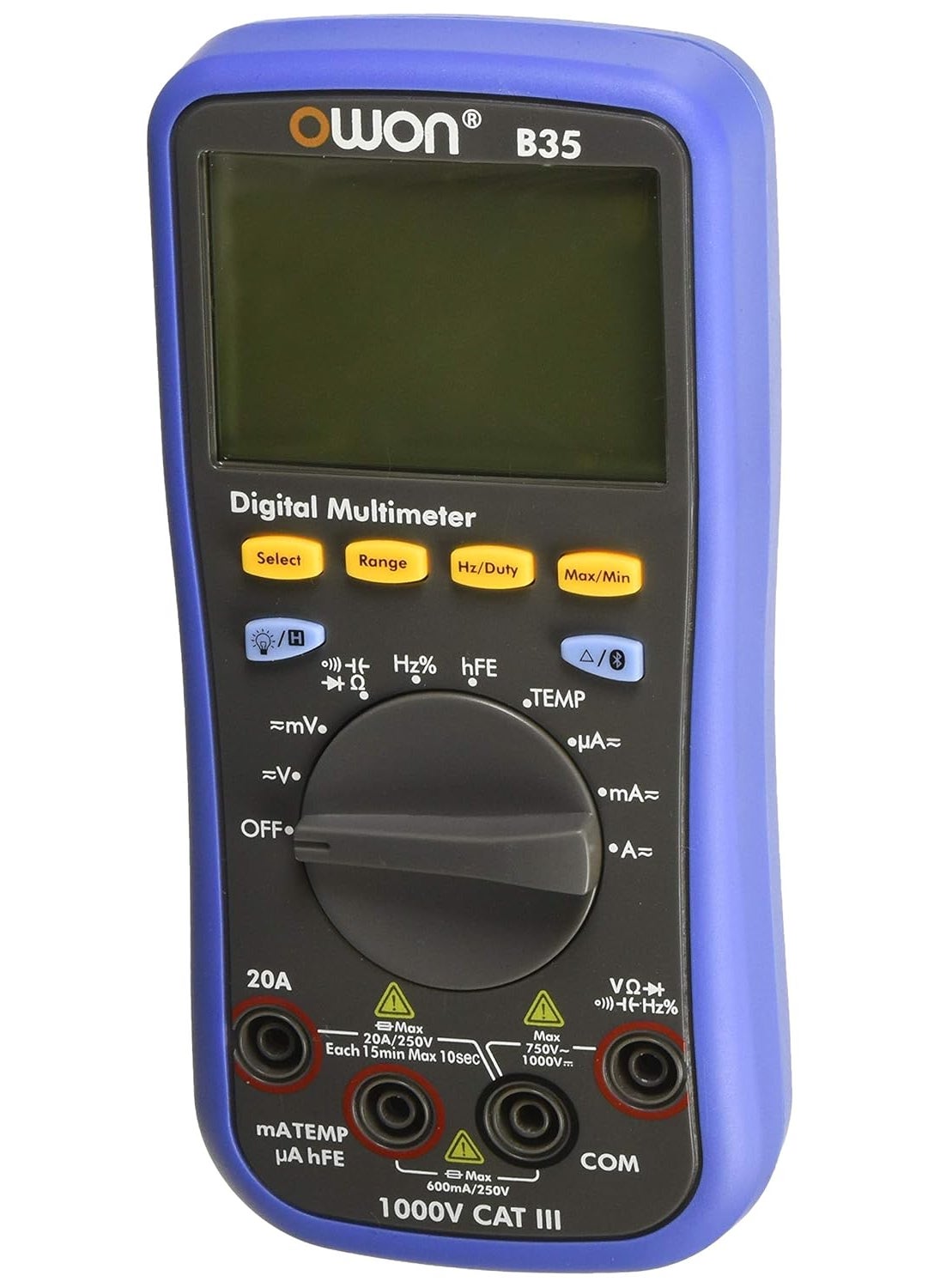 Owon Owon B35 Digital Multimeter with Temperature Meter Bluetooth Interface T with True RMS  - Image 1