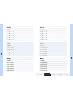 Password Logbook (Hip Floral): Keep Track of Usernames, Passwords, Web Addresses in One Easy and Organized Location  - Image 4