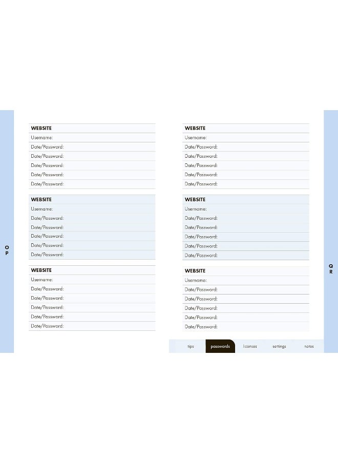 null - Password Logbook (Hip Floral): Keep Track of Usernames, Passwords, Web Addresses in One Easy and Organized Location - Image 1