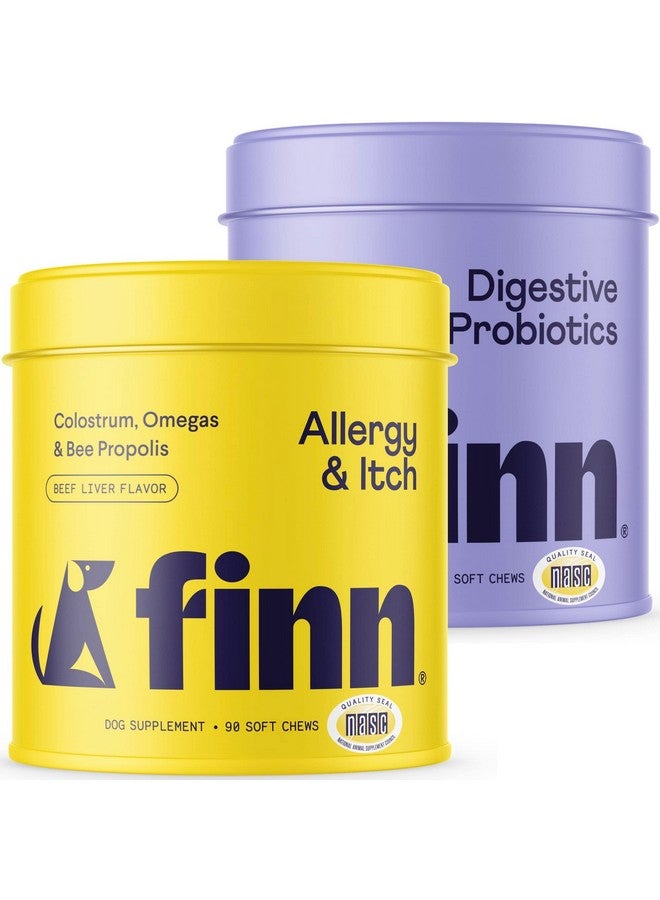 FINN Comfy Pup Bundle | Allergy & Itch + Digestive Probiotics - Image 1