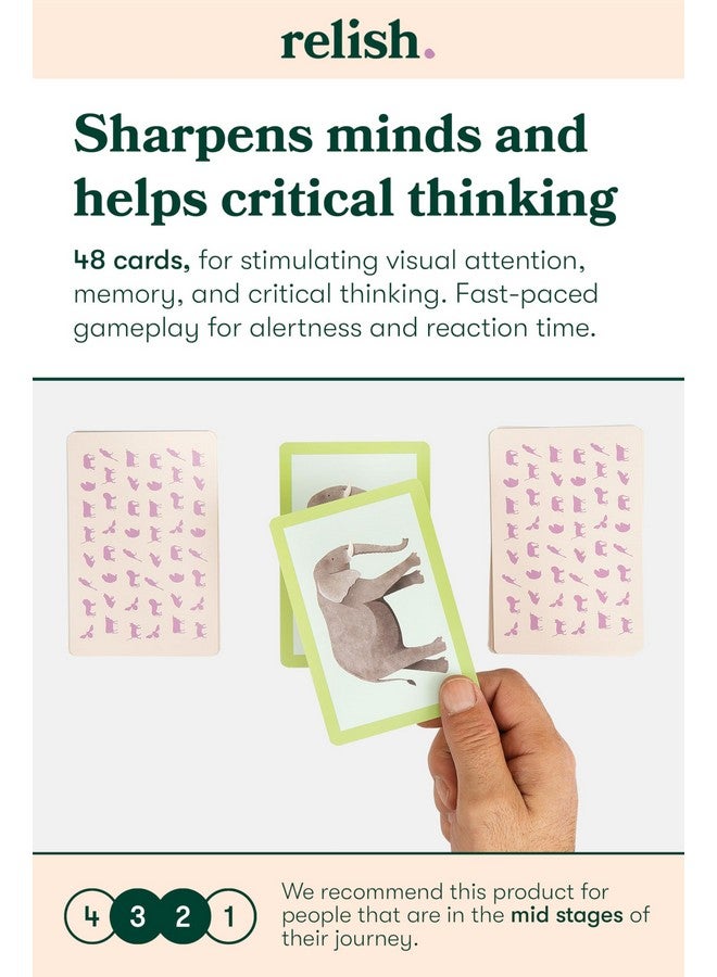 Relish Animal Snap Card Game, Dementia Games for Elderly, Alzheimer's Activities - Image 3