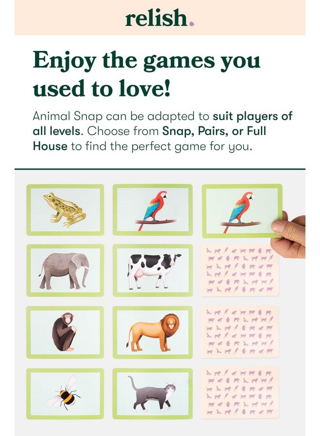 Relish Animal Snap Card Game, Dementia Games for Elderly, Alzheimer's Activities - Image 4
