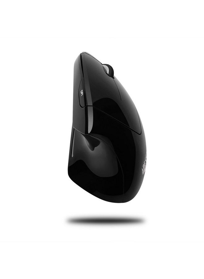 Adesso Imouse E10 Vertical Ergonomic Optical 6Button 2.4 Ghz Rf Wireless Mouse Right Hand Orientation Black - Image 5
