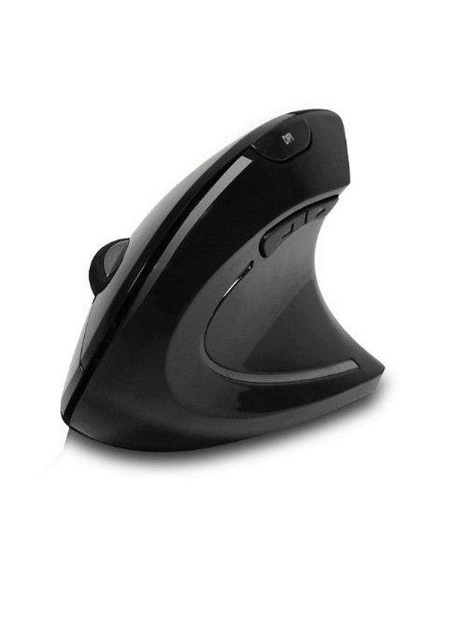 Adesso Imouse E10 Vertical Ergonomic Optical 6Button 2.4 Ghz Rf Wireless Mouse Right Hand Orientation Black - Image 2