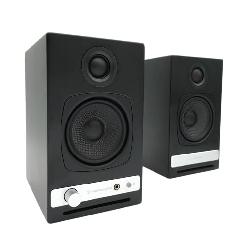 Audioengine A2-HD (HD3) Bluetooth PC and Computer Desktop Speakers with aptX HD - USB, RCA, Headphone for Music Gaming Movies Studios Dorms Bedrooms Offices - Image 1