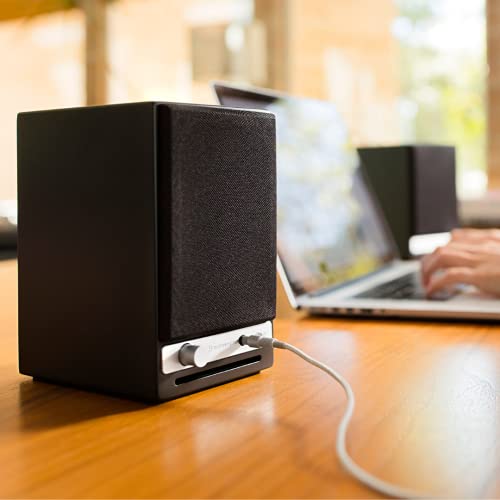 Audioengine A2-HD (HD3) Bluetooth PC and Computer Desktop Speakers with aptX HD - USB, RCA, Headphone for Music Gaming Movies Studios Dorms Bedrooms Offices - Image 4