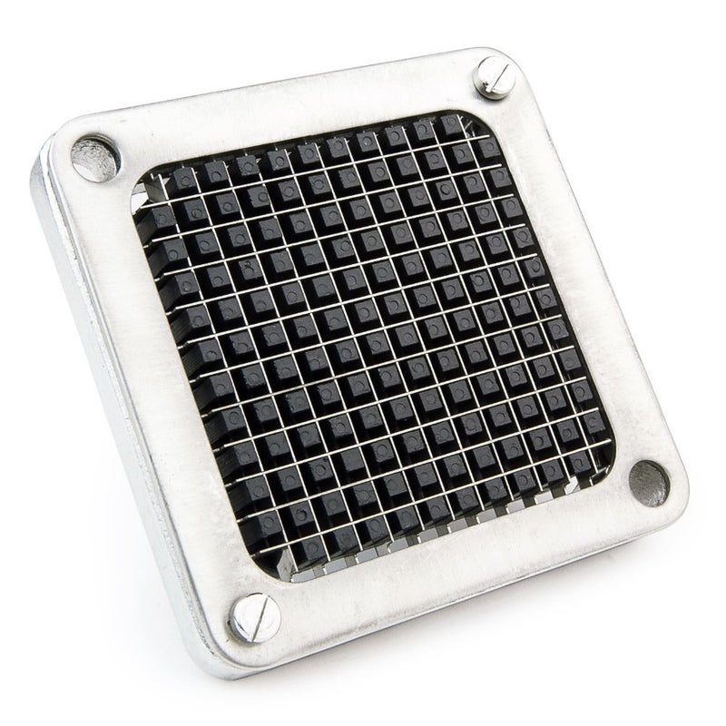 WYZworks Replacement 2Hole 14 Blade Assembly and Pusher Block for Commercial French Fry Cutter Stainless Steel