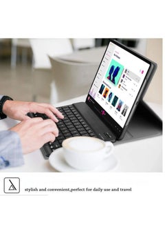 KASTWAVE Smart Folio Bluetooth Keyboard for Apple iPad 7/8/9th Generation 10.2 Inch Black  - Image 4