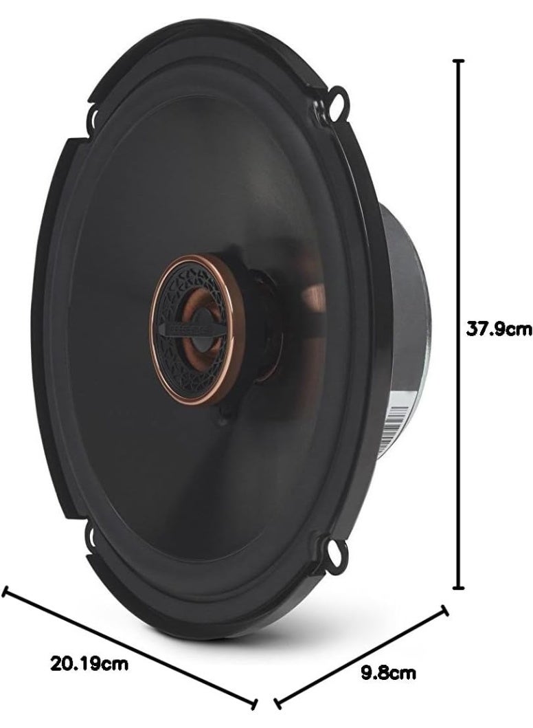 Infinity REF-6532EX Reference Series 6.5" (160mm) 2-Way Coaxial Car Audio Speakers – 165W Peak, 55W RMS, 3 Ohm, Edge-Driven Textile Tweeters, Plus One Woofer Technology - Image 4