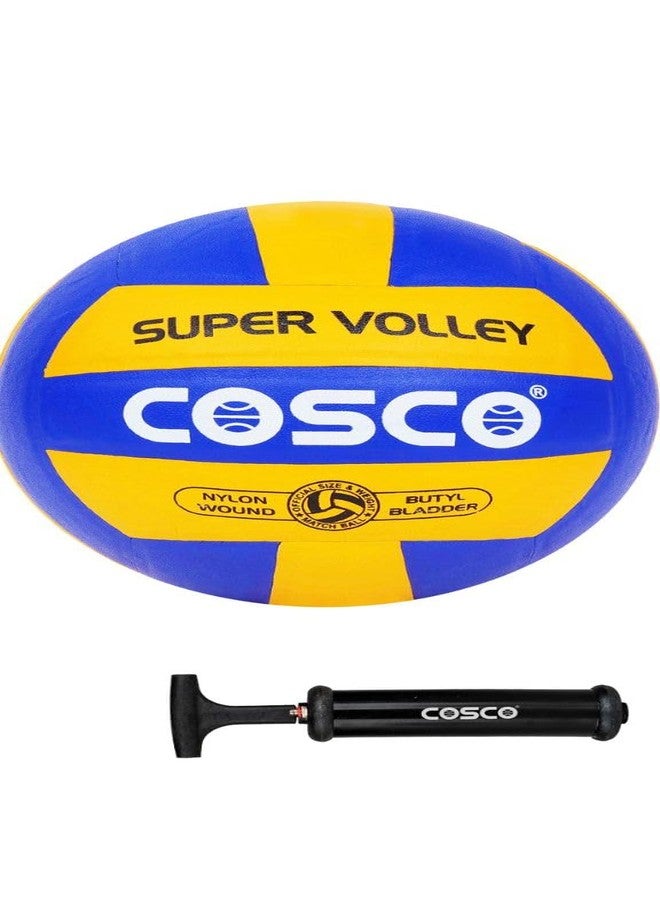 COSCO Super Volley Size-4 with Pump - Image 1