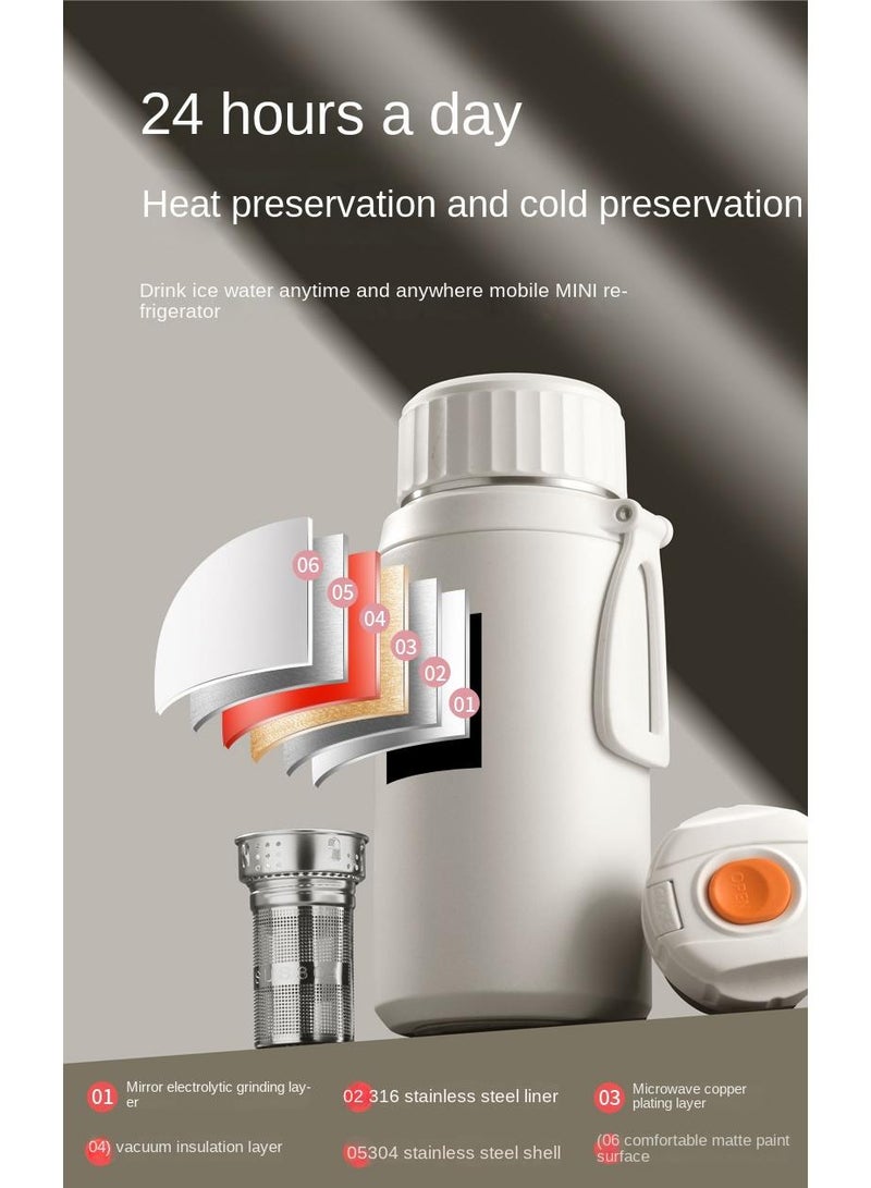 Y&D 800ML Large Capacity Double Layer 316 Stainless Steel Travel Outdoor Camping Thermos Cup - Image 5