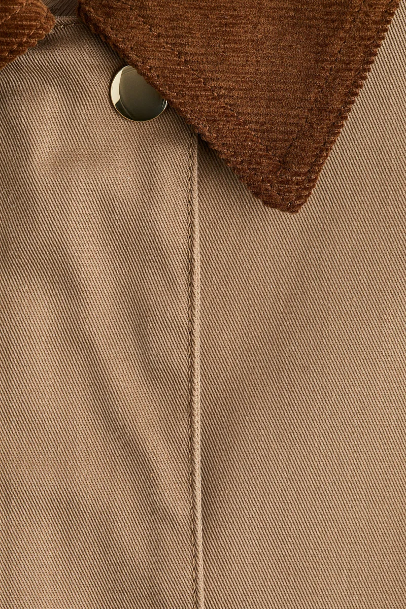 H&M Corduroy-collar jacket