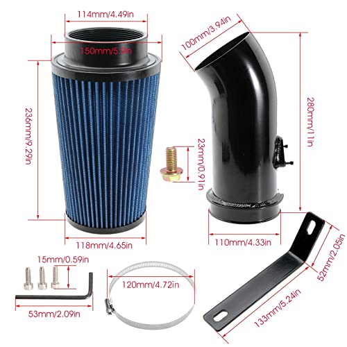 Gopayia 6.7 Cold Air Intake Replacement for Ford F250 F350 F450 Super Duty 6.7L Engines 2011-2016 with Oiled Filter - Image 2