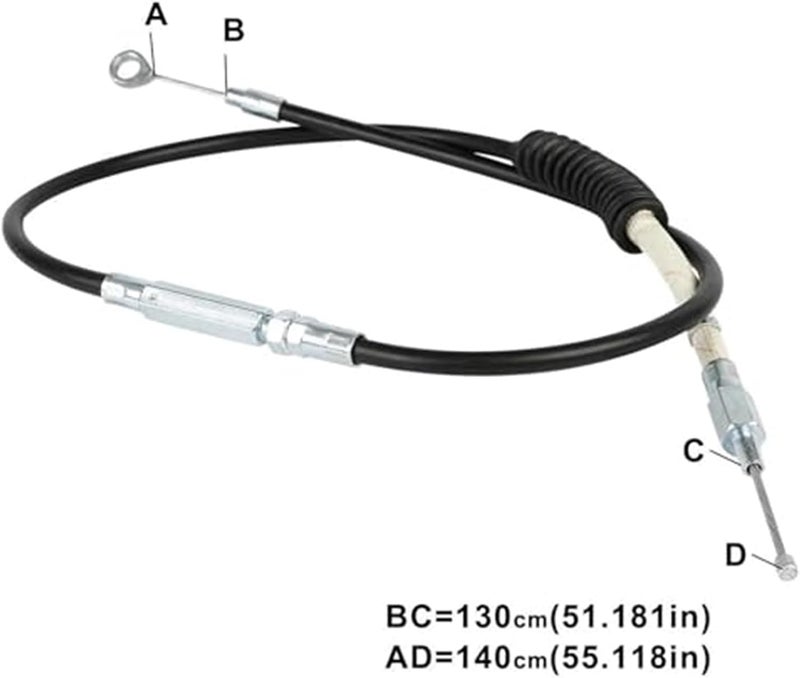 Vuzmode 51.18 Inch Clutch Cable for Harley Sportster - Image 5