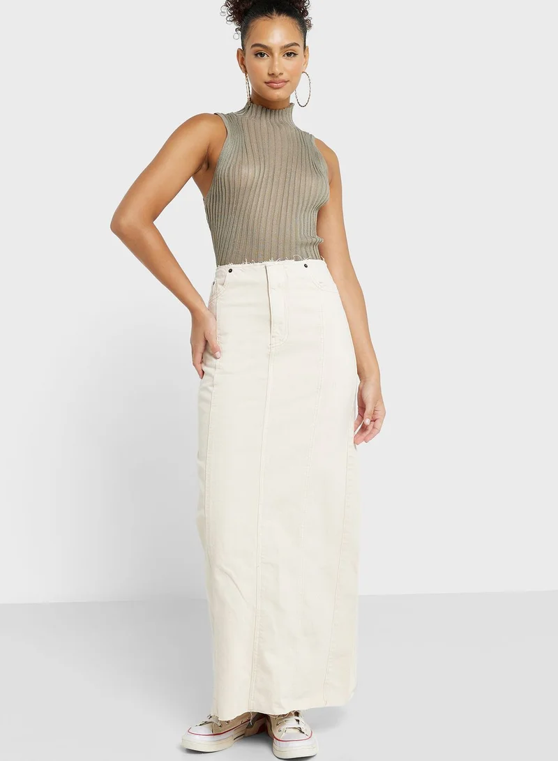 TOPSHOP High Neck Knitted Tank Top