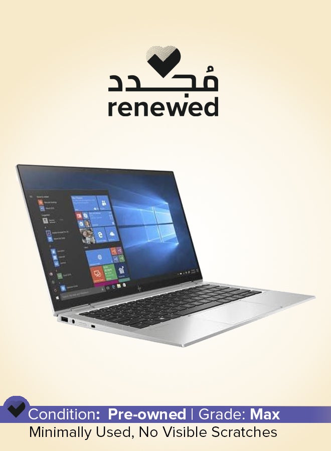 HP Renewed - Elitebook X360 1030 G7 Laptop With 13.3-Inch Display,Intel Core i5 Processor/10th Gen/8GB RAM/256GB SSD/Windows 10 Pro English Silver - Image 1