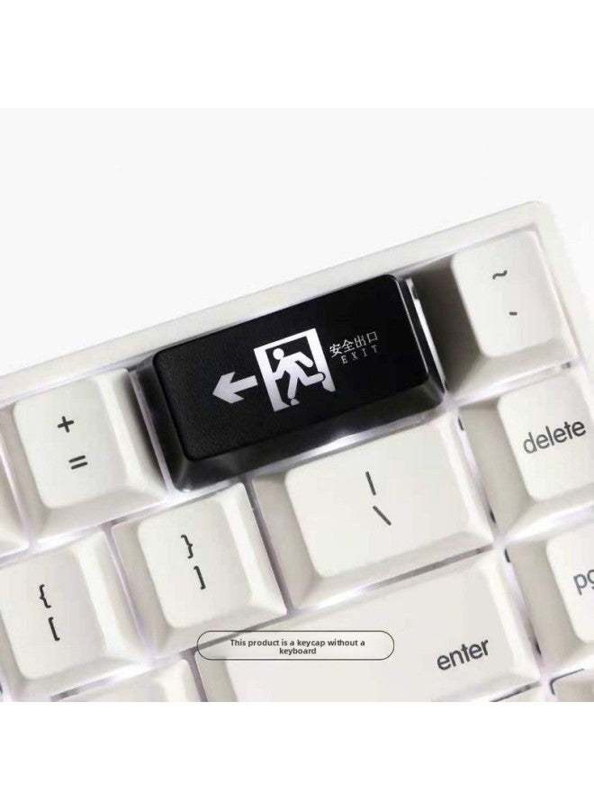 Personalized Mechanical Keyboard Key Cap Personalized Transparent Red Black Transparent Key Cap Single Keyboard Key Diy Generation Hair 