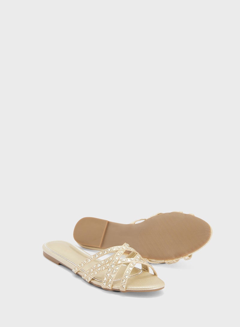 Khizana Studded Flat Sandal  - Image 3
