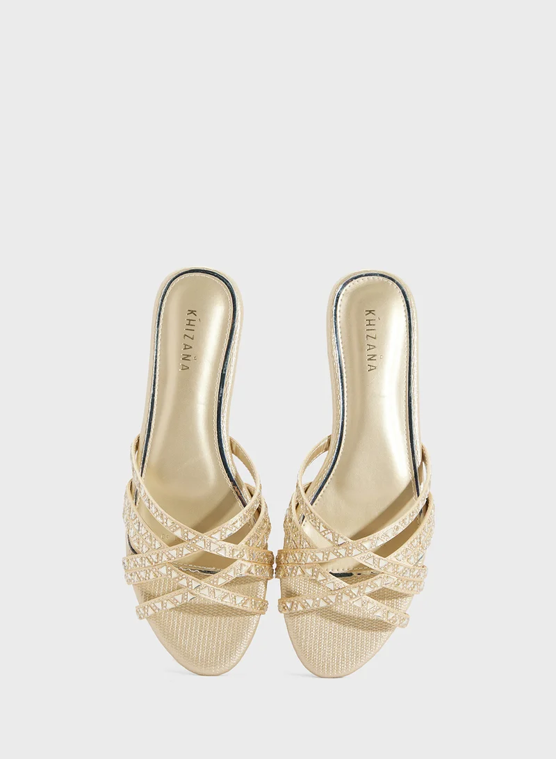 Khizana Studded Flat Sandal
