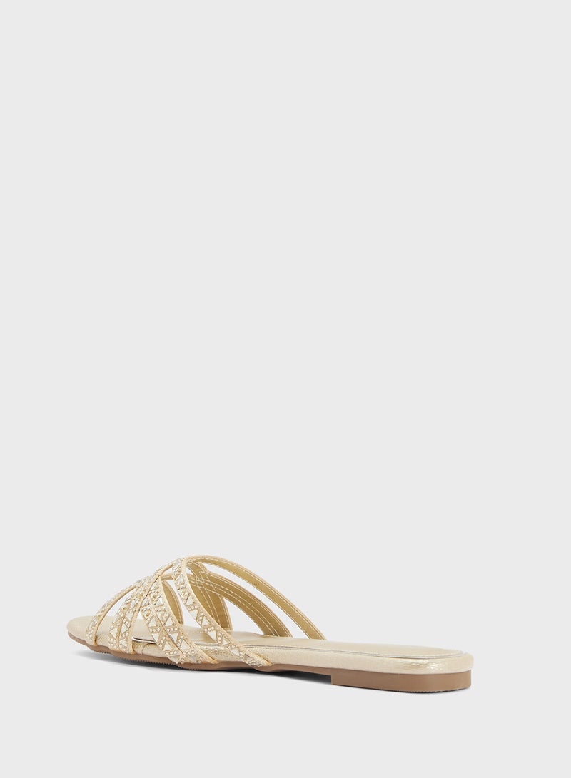 Khizana Studded Flat Sandal  - Image 2