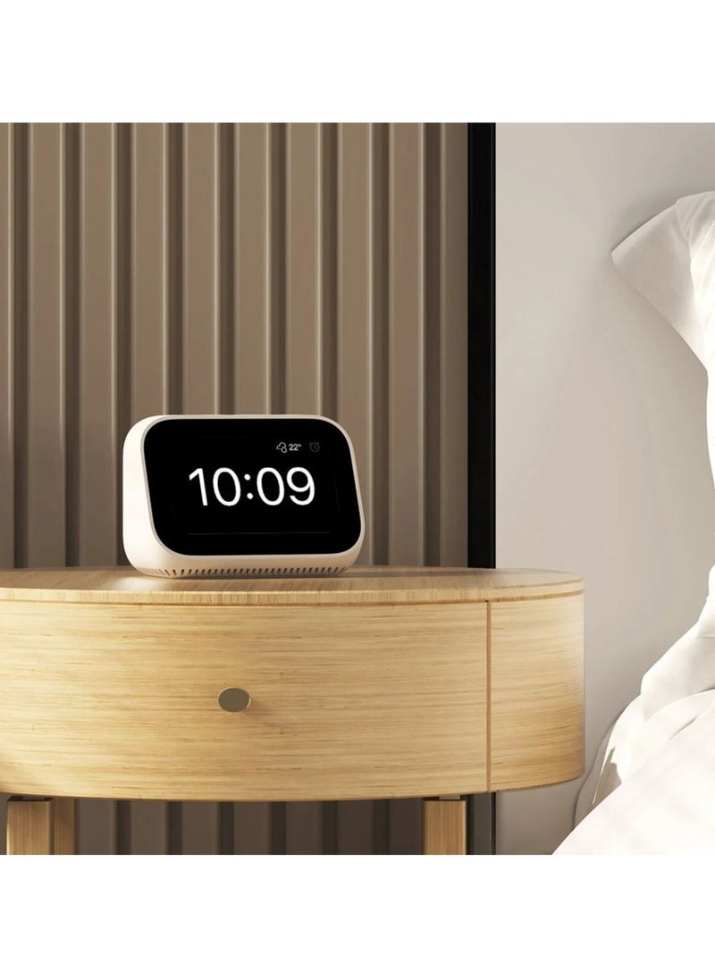 Xiaomi - Mi Smart Clock,AI Touch Screen Display Speaker Bluetooth 5.0 WiFi Connection Ok Google Control  Smart Home Integration White - Image 1
