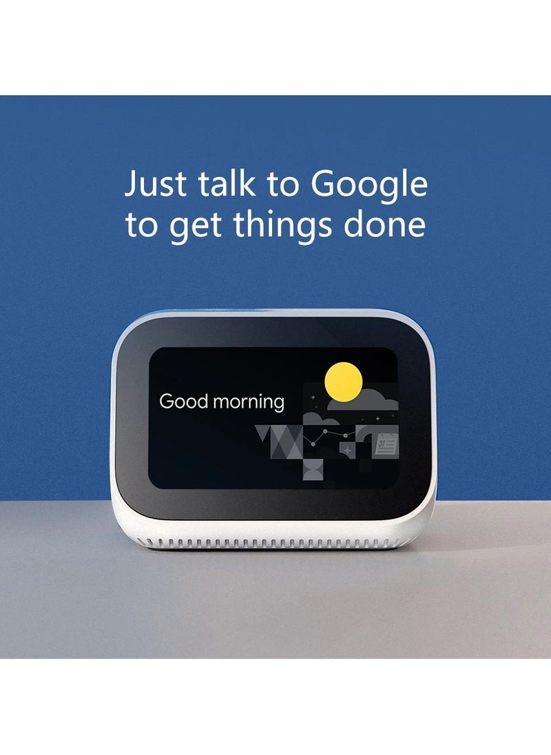 Xiaomi - Mi Smart Clock,AI Touch Screen Display Speaker Bluetooth 5.0 WiFi Connection Ok Google Control  Smart Home Integration White - Image 1