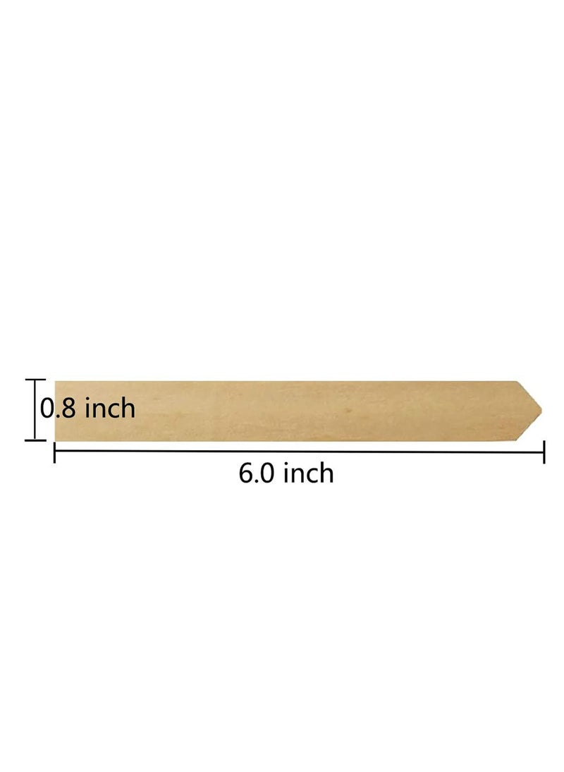 Excefore - Plant Marker Wooden Plant Tags Waterproof, Nursery Garden Labels, Plant Garden Place Card, Markers Eco-Friendly Plant Sign Stakes Sticks - Image 1