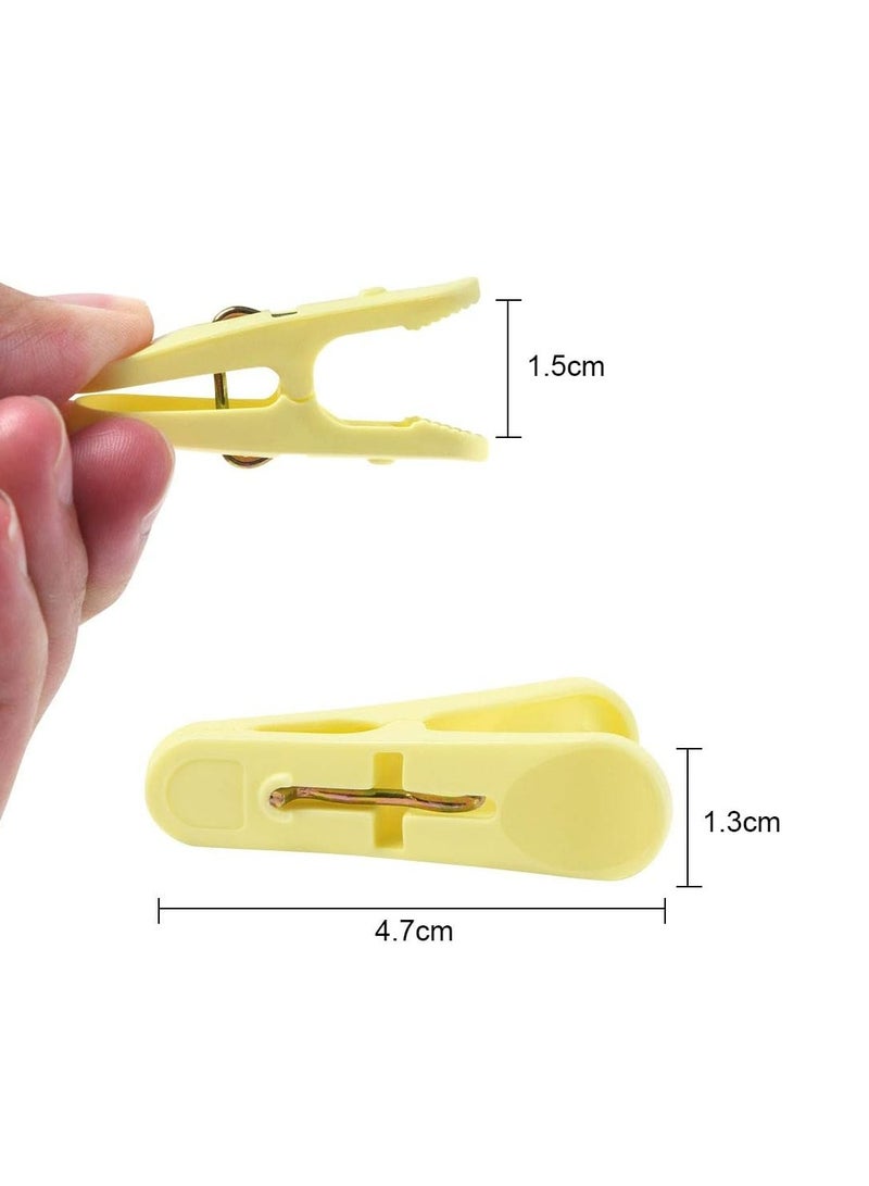 Oasisgalore 24 Pcs Clothes Pegs for Washing Line Small Photo Pins Clothes Towel Clips for Clothes Socks Photos - Image 2