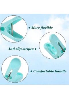 Oasisgalore 24 Pcs Clothes Pegs for Washing Line Small Photo Pins Clothes Towel Clips for Clothes Socks Photos  - Image 3