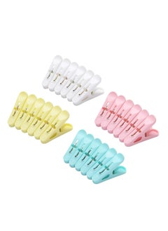 Oasisgalore 24 Pcs Clothes Pegs for Washing Line Small Photo Pins Clothes Towel Clips for Clothes Socks Photos  - Image 1