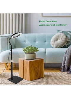 XiuWoo Grow Light for Indoor Plants Full Spectrum LED Plant Lamp with Stand Flexible Gooseneck Height Adjustable 8/9/12H Automatic Timer 3 Colors Spectrum Sun Lamp for Plants  - Image 2
