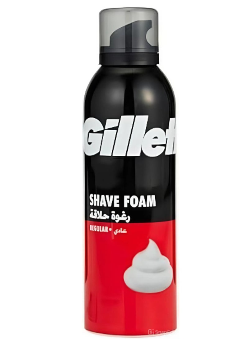 Gillette Regular Shaving Foam - 200 Ml 