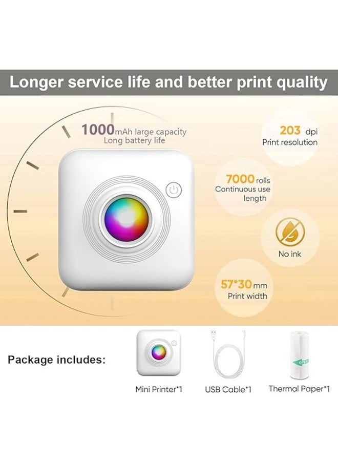 Generic - Note Buddy Mini Portable Printer X3, Print Pod, Bluetooth Smart Pocket Inkless Thermal Printer - Image 1