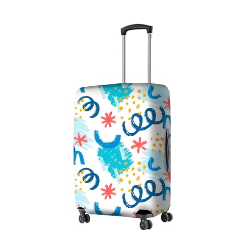 Nasher Miles Polyester 55 (20 Inch) Small Protective Luggage Cover - Confetti - Image 1