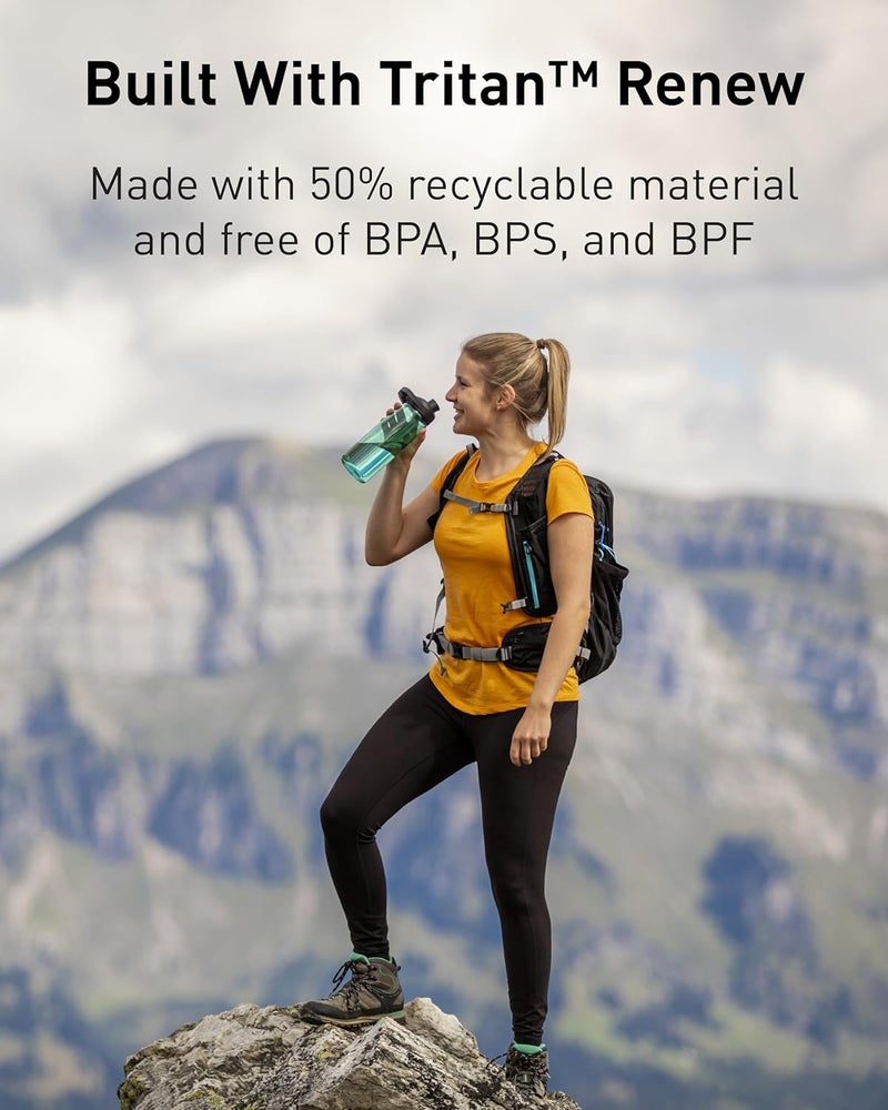 Camelbak Products Chute Mag BPA Free Water Bottle with Tritan Renew, 25oz, Clear - Image 3