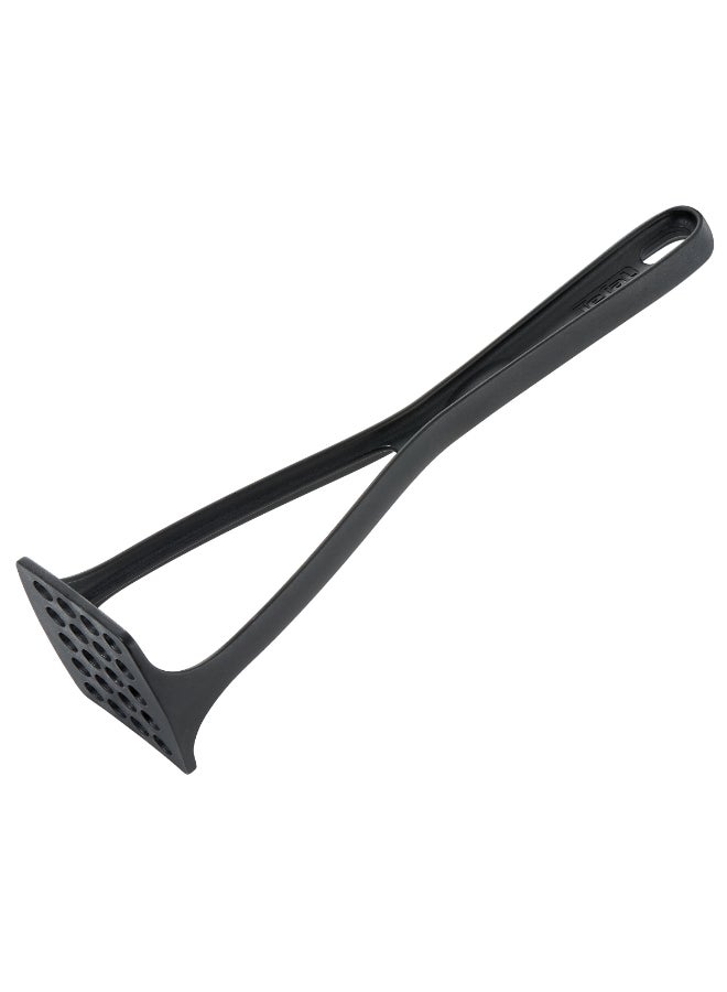 TEFAL Bienvenue Potato Masher | Kitcken Tool | High-Heat Resistance | Scratch-Free for Cookware | Dishwasher-Safe | Black | Plastic | Made in France | 2 Years Warranty | 2744712 Black - Image 3
