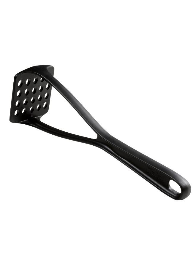 TEFAL Bienvenue Potato Masher | Kitcken Tool | High-Heat Resistance | Scratch-Free for Cookware | Dishwasher-Safe | Black | Plastic | Made in France | 2 Years Warranty | 2744712 Black - Image 1