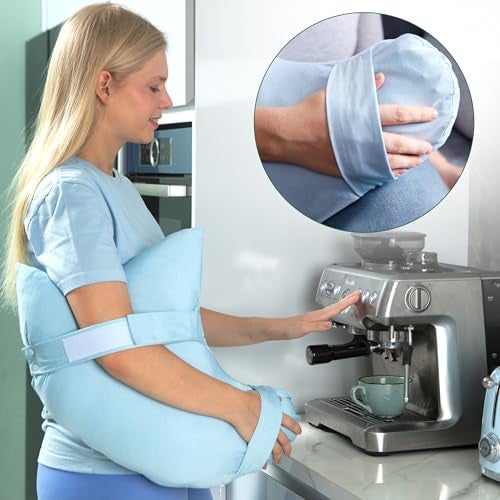 Allersoft| American Owned Company| Post Shoulder Surgery Pillow, Rotator Cuff Pillow. Relief from Shoulder Pain or Frozen Shoulder. Cooling Fabric Reduces Sweating - Image 5