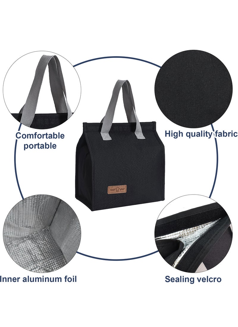 Generic Portable Lunch Bag for Office School Travel, Bento Bag Insulated, 22.5 x 13 x 25.5cm  - Image 3