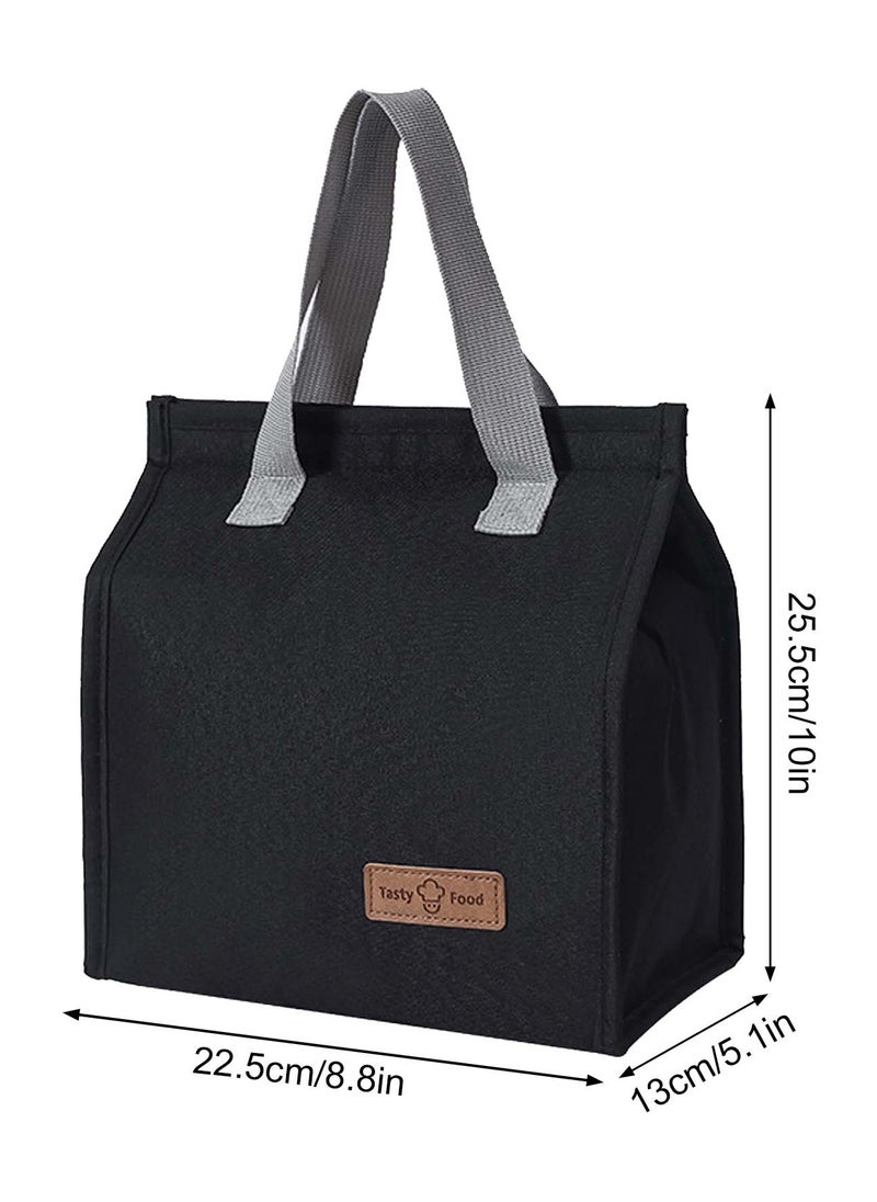 Generic Portable Lunch Bag for Office School Travel, Bento Bag Insulated, 22.5 x 13 x 25.5cm  - Image 2