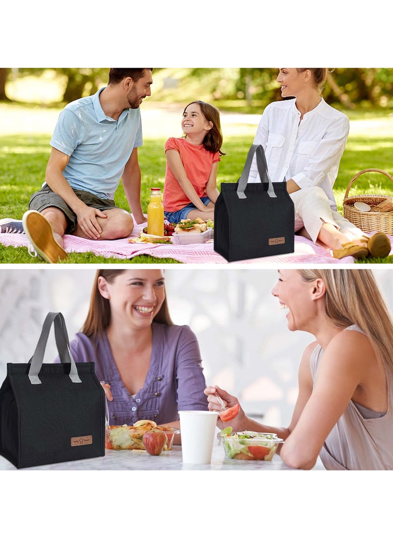 Generic Portable Lunch Bag for Office School Travel, Bento Bag Insulated, 22.5 x 13 x 25.5cm  - Image 4