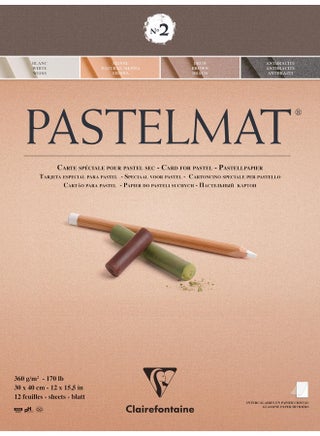 CLAIREFONTAINE NO. 1 PASTELMAT PAD, 360G, 12 Sheets (Card pad No 2, 30 x 40 cm) - pzsku/Z32D43527417830AA3B97Z/45/1745926418/60065095-8e8c-4f3e-8438-b5bce18dfb48