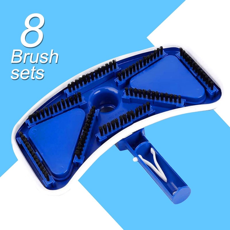 SUNYPLAY Pool Vacuum Head Weighted Butterfly with Bottom Nylon Brushes, 11" Pool Vacuum for Vinyl Lined Pools - Image 4