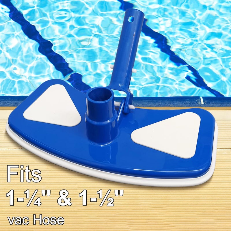 SUNYPLAY Pool Vacuum Head Weighted Butterfly with Bottom Nylon Brushes, 11" Pool Vacuum for Vinyl Lined Pools - Image 3