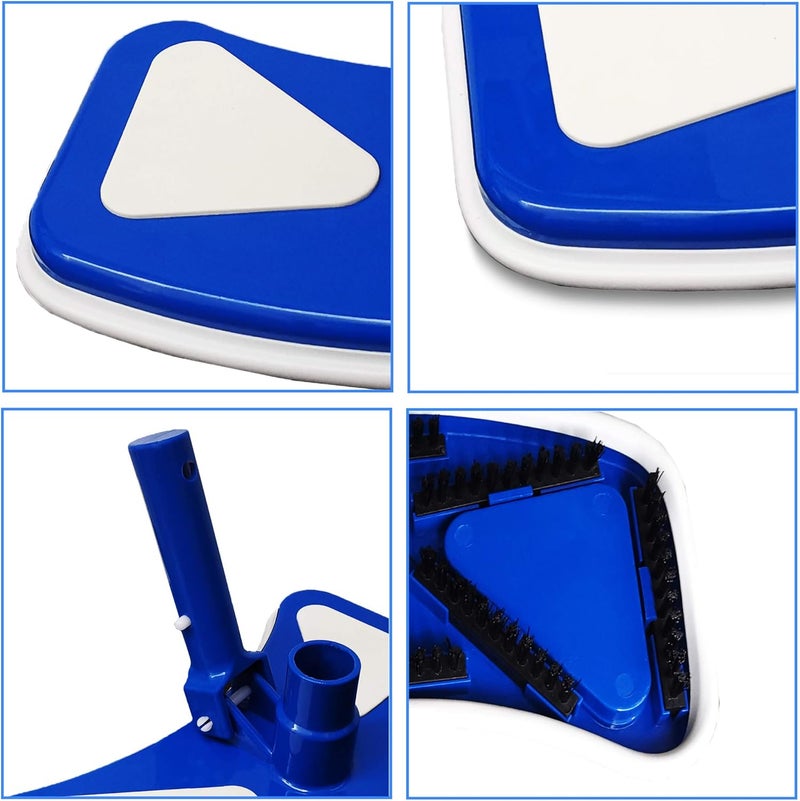SUNYPLAY Pool Vacuum Head Weighted Butterfly with Bottom Nylon Brushes, 11" Pool Vacuum for Vinyl Lined Pools - Image 5
