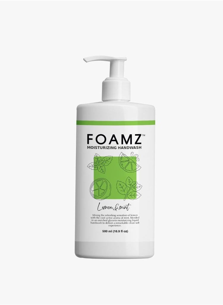 FOAMZ - Liquid Hand Wash With Lemon and Mint Scents 500 ml - Image 1