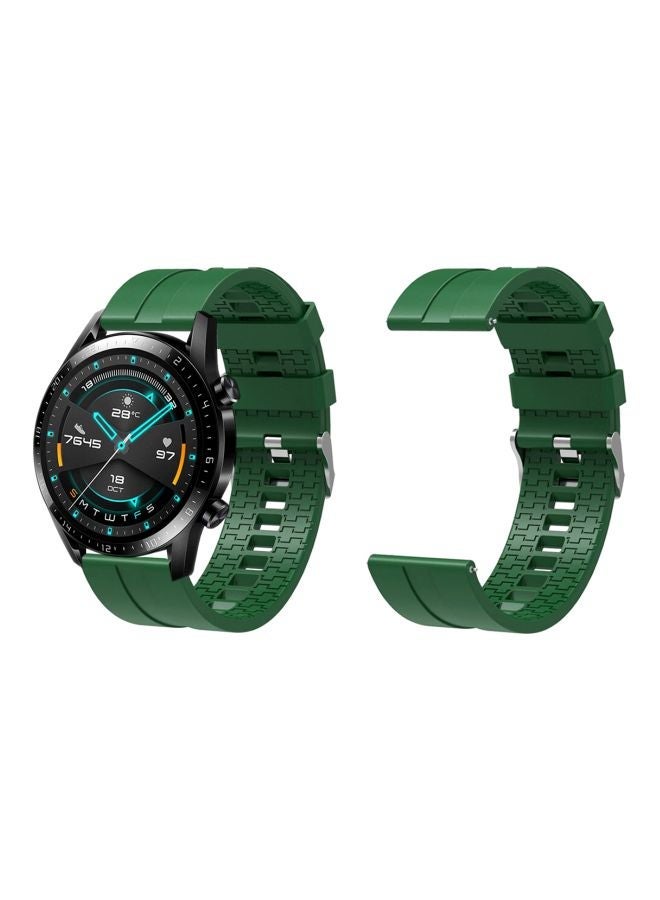 NIBEMINENT Replacement Band For Huawei Watch GT 2 46mm Pine Green - Image 2