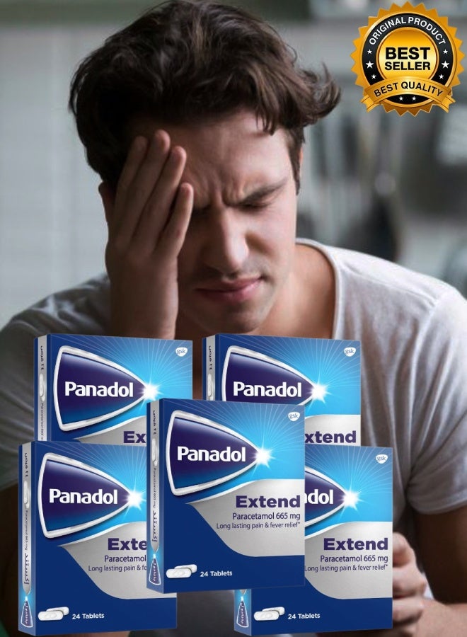 Panadol 5 Pieces Panadol Extend 24 Tablets - Image 1