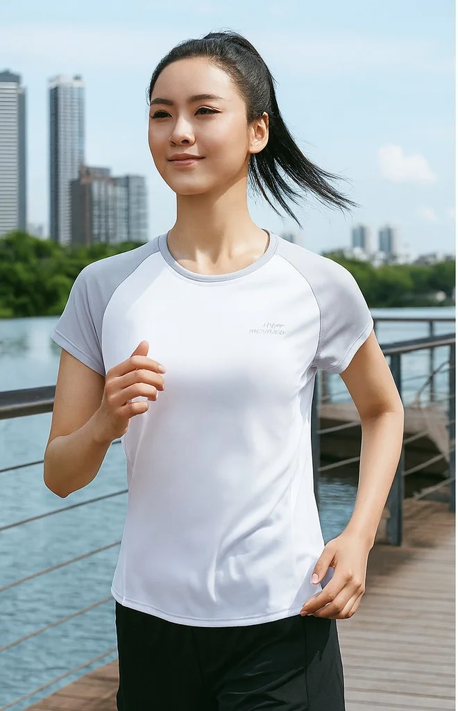 ANTA Women’s RunLite Tee – Quick-Dry Breathable Running T-Shirt