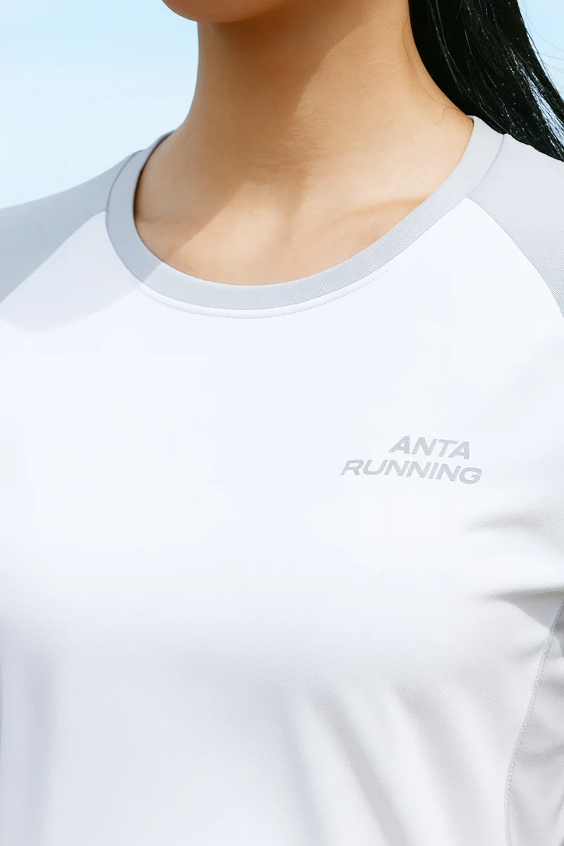 ANTA Women’s RunLite Tee – Quick-Dry Breathable Running T-Shirt